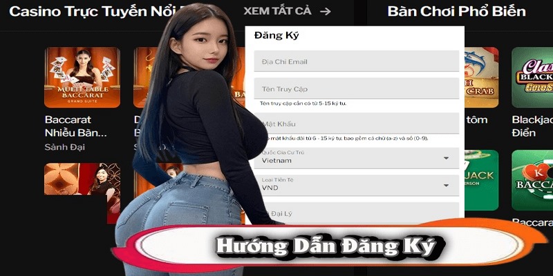 Hướng dẫn đăng ký tài khoản trên Game bài đổi thưởng