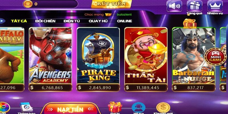 Các hình thức nạp rút tiền trong slot game bài đổi thưởng